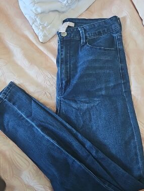 Forever 21 Dark Blue Skinny Jeans
